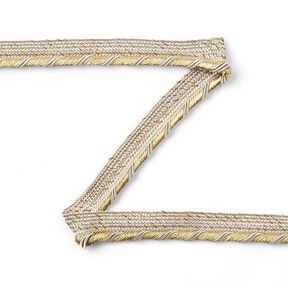 Paspelband - beige/gold, 