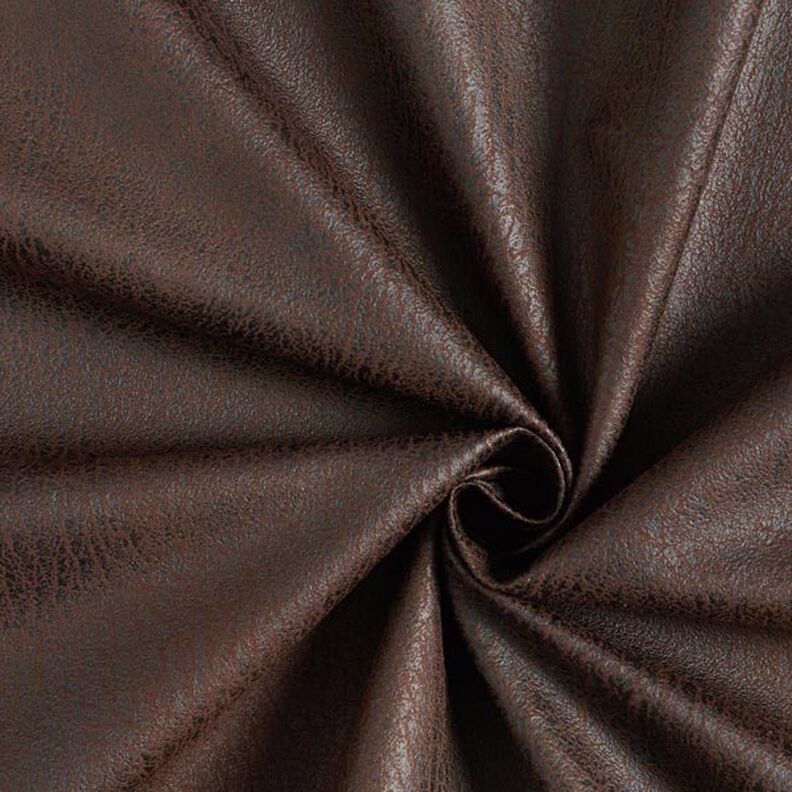 Bekledingsstof Imitatieleer Pamero – donkerbruin,  image number 1