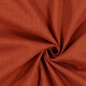Linnen stof Ramee mix medium – terracotta, 
