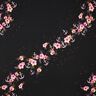 Katoenjersey maritieme bloemen | Glitzerpüppi – zwart/purper,  thumbnail number 1