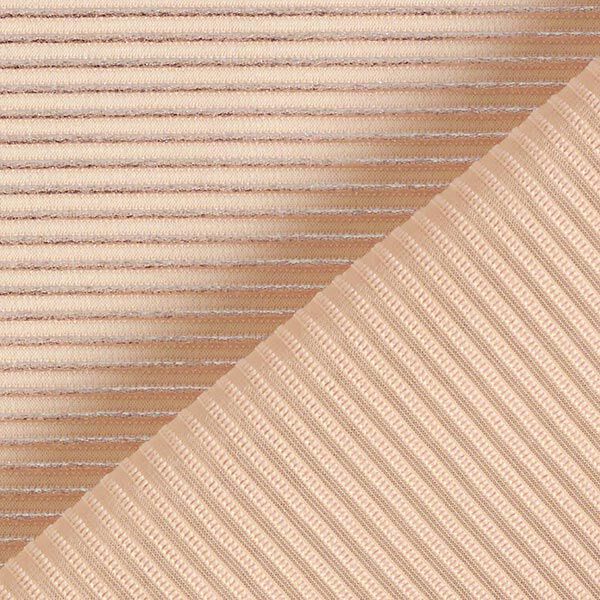 Organza Lurex Streifen – ecru/zilver, image number 4