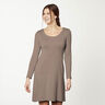 Ribjersey effen – middelbruin,  thumbnail number 10