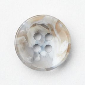 4-gats knoop gemarmerd [Ø 15 mm] – babyblauw/beige, 