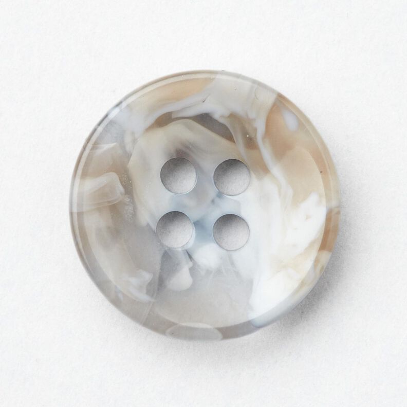4-gats knoop gemarmerd [Ø 15 mm] – babyblauw/beige,  image number 1