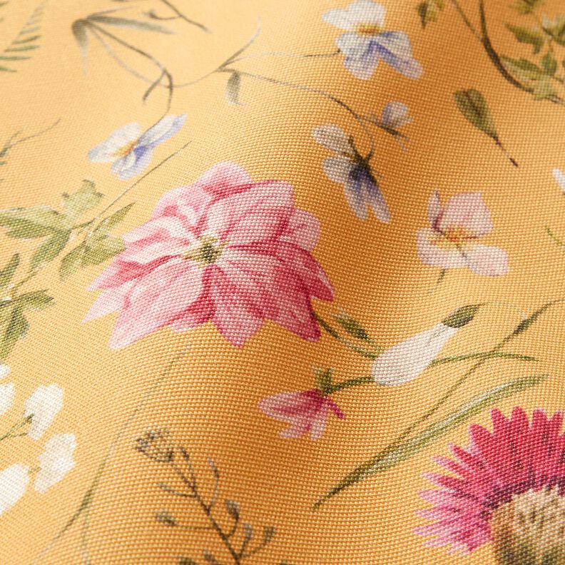 Outdoorstof Canvas Wilde bloemen – zonnegeel, image number 3