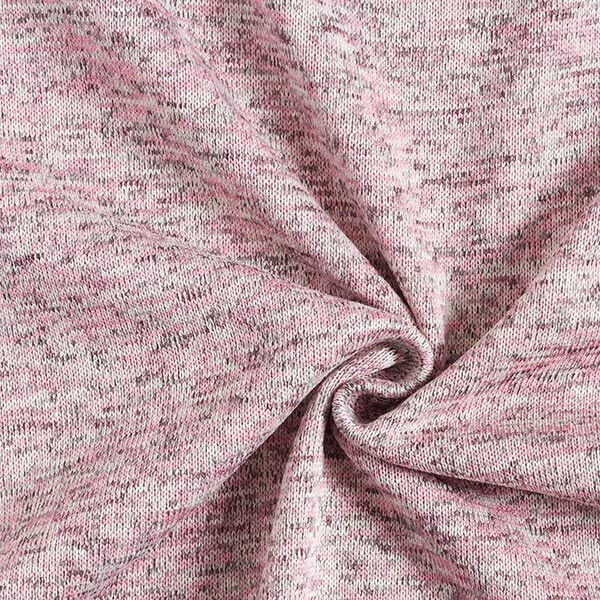 Fleece gebreid – roze/grijs, image number 1
