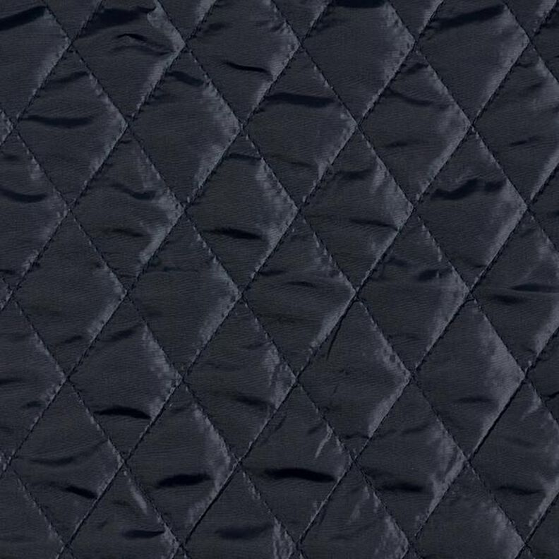 Gewatteerde voering Rhombus – zwart blauw,  image number 1