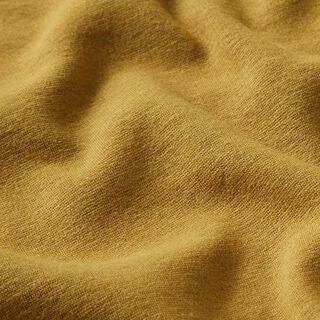 Alpenfleece Knuffelsweat Effen – okergeel, 
