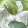 Decostof Canvas grote monsterabladeren – wit/grasgroen,  thumbnail number 2