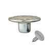 Jeanspatentknoop Ster – zilver metalen,  thumbnail number 2