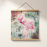 Decostof tapijtstuk Flamingo – beige/pink,  thumbnail number 6