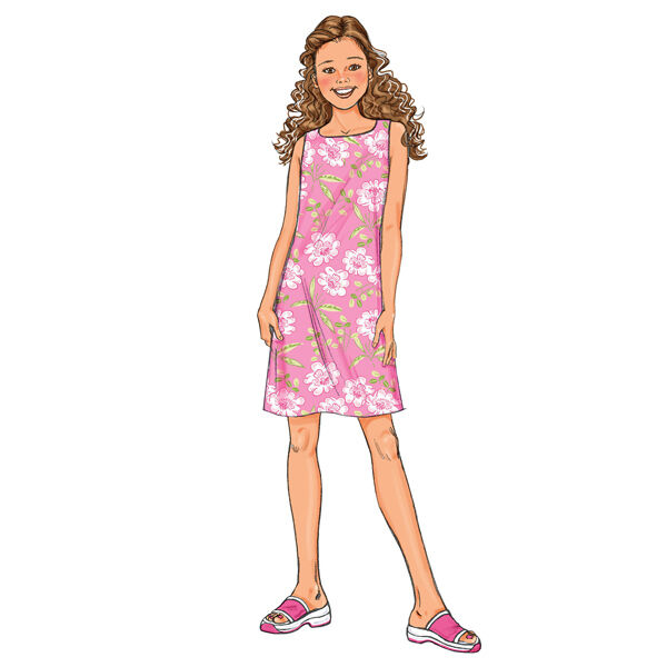 Meisjesjurk /broek, Butterick 3860|140 - 158, image number 4