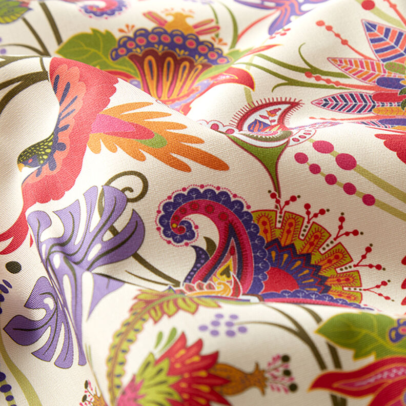 Outdoorstof Canvas flora en fauna – rood,  image number 2