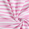 Piqué jersey strepen – wit/pink,  thumbnail number 3