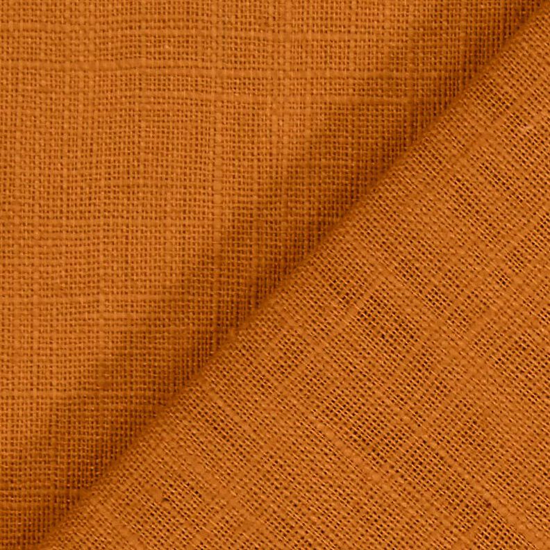Linnen stof Ramee mix medium – karamel,  image number 3