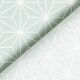 Katoenen stof Cretonne Japanse sterren Asanoha – mint,  thumbnail number 5