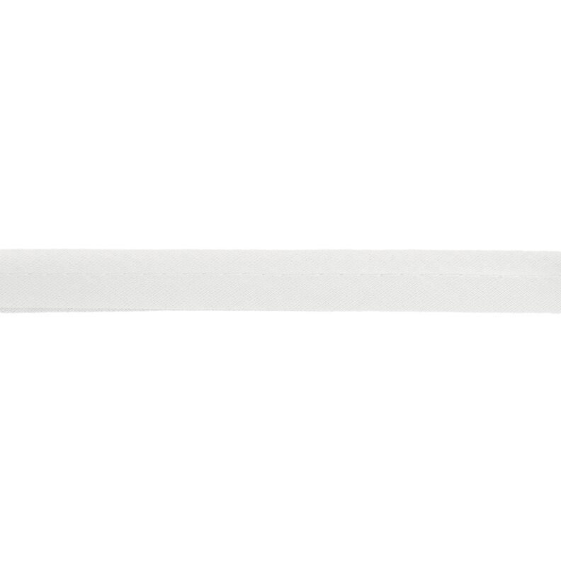 Paspelband Polycotton [15 mm] – wit,  image number 1