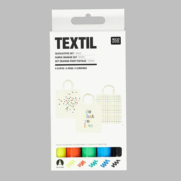 Set textielstiften “Basic” | RICO DESIGN,  image number 1