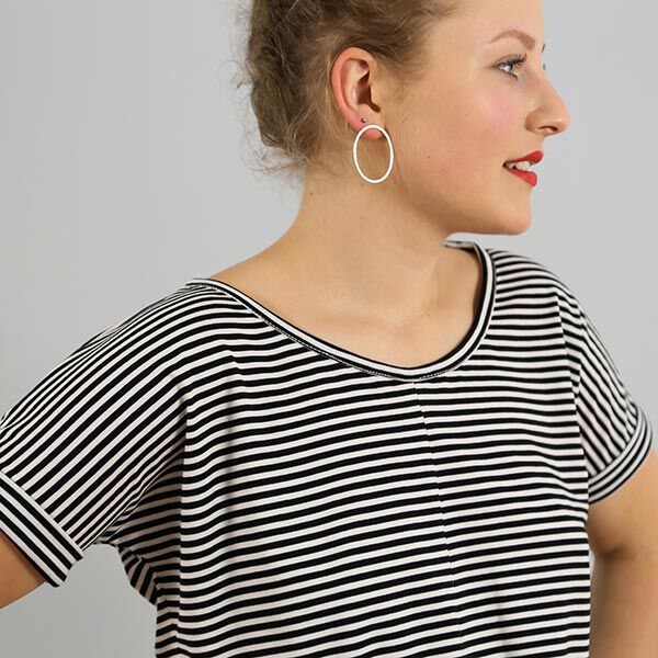 FRAU BILLE - casual hemd met knoopsluiting en omgeslagen mouwen, Studio Schnittreif  | XS -  L,  image number 4