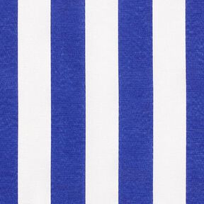 Decostof Canvas Strepen – blauw/wit, 