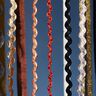 Zigzagband lurex [12 mm] - goud metalen,  thumbnail number 2