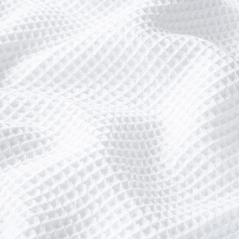 Wafelpiqué – wit, image number 3