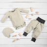Doubleface Jersey Ministippen – natuur/ivoor,  thumbnail number 4