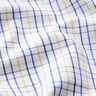 Katoenen stof geruit rooster – wit/blauw,  thumbnail number 2