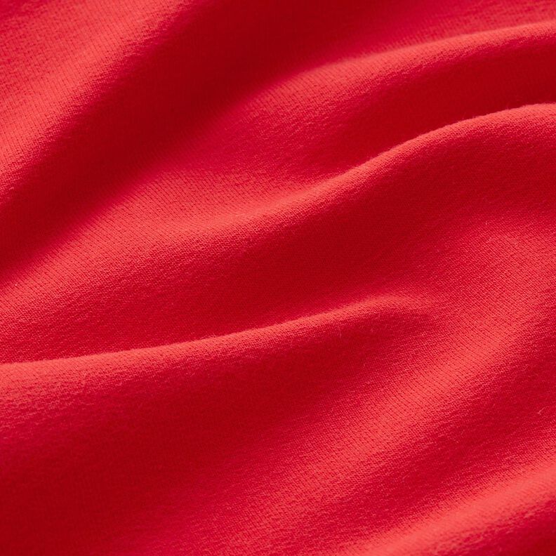 Lichte French Terry effen – rood, image number 2