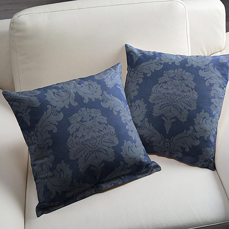 Decostof Jacquard Damasco 280 cm – koningsblauw,  image number 5