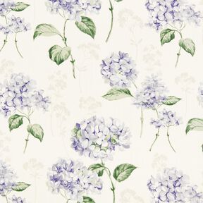 Decostof Panama Hortensia's – ivoor/lila, 