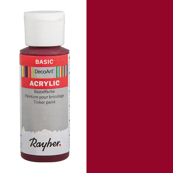 Acryl knutselverf [ 59 ml ] – rood,  image number 1