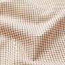 Overhemdenstof fijne ruit – beige/marineblauw,  thumbnail number 2