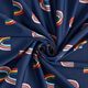 Badpakstof abstracte regenbogen – marineblauw,  thumbnail number 3