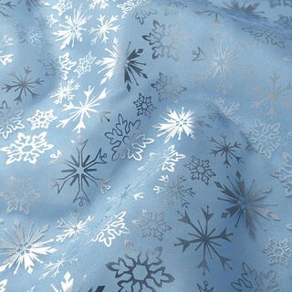 Organza sneeuwvlokken – lichtblauw, 