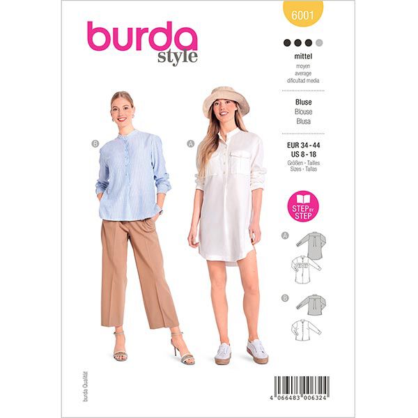 Blouse, Burda 6001 | 34 – 44,  image number 1
