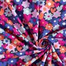 Katoenjersey bonte bloemen | Poppy Fabrics – nachtblauw,  thumbnail number 3