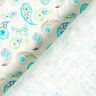 Linnenmix paisley – ivoor/licht turkoois,  thumbnail number 4