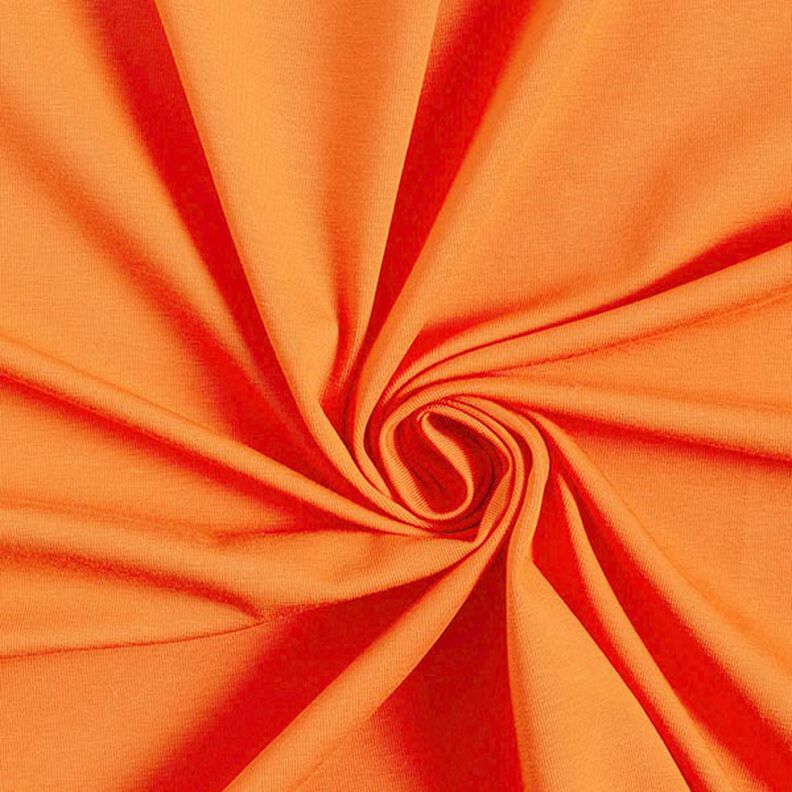 Katoenjersey medium effen – oranje,  image number 1