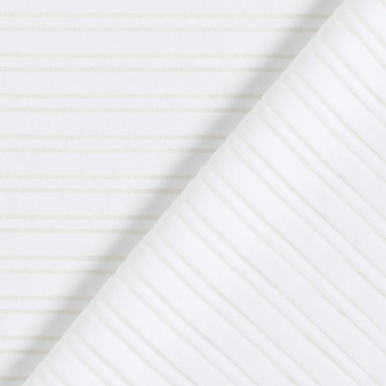 Etskant jersey strepen – wit,  image number 4