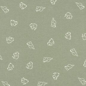 Wafel jersey Babyolifanten – greige, 