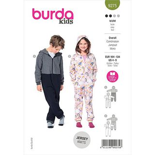 Overal, Burda 9275 | 104-134, 