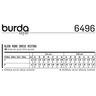 jurk, Burda 6496,  thumbnail number 4