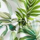 Decostof Canvas exotische bladeren – groen/wit,  thumbnail number 3