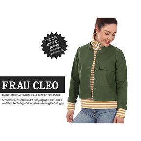 MEVROUW CLEO Korte jas met opstaande kraag en grote opgestikte zak | Studio Schnittreif | XS-XXL, 