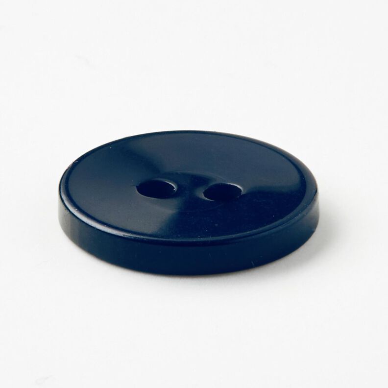 2-gats knoop glanzend [Ø 15 mm] – nachtblauw,  image number 2
