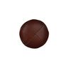 Leren knoop – donkerbruin,  thumbnail number 1