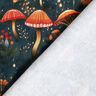 French Terry sommersweat magisch paddenstoelenbos Digitaal printen – donkergroen,  thumbnail number 4