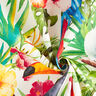 Outdoorstof Canvas Tropische vogel – wit/groen,  thumbnail number 3