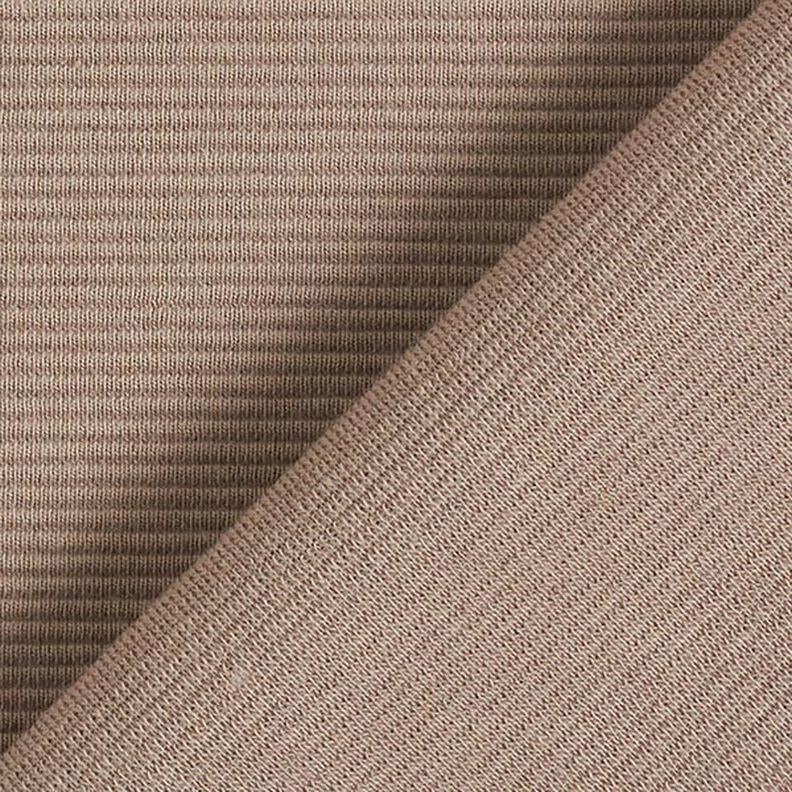 Ottomaanse ribjersey effen – taupe,  image number 4